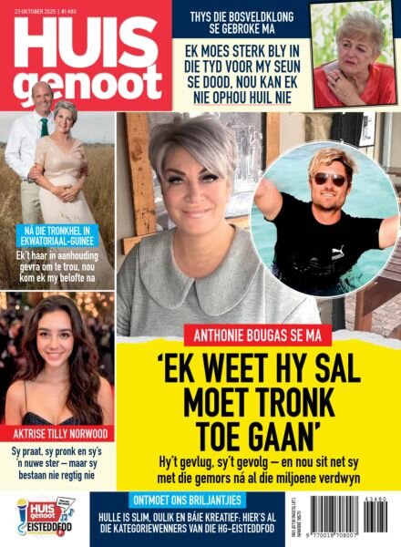 Huisgenoot – 23 October 2025 Cover