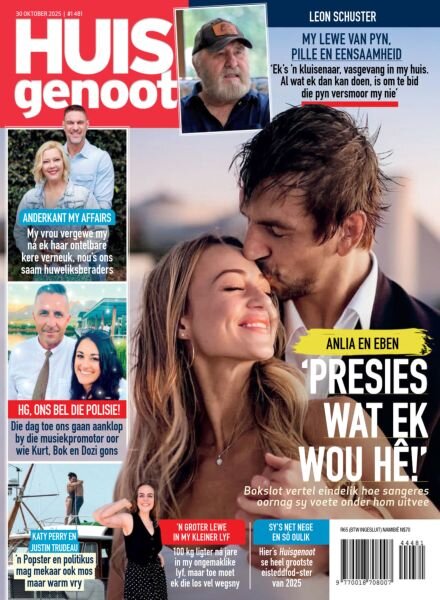 Huisgenoot – 30 October 2025 Cover