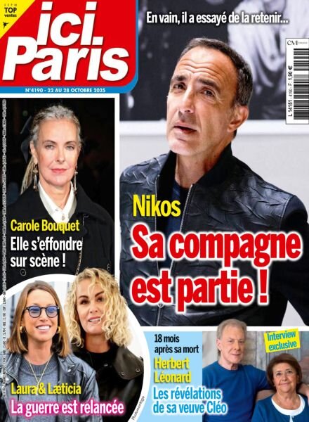 Ici Paris – 22 Octobre 2025 Cover