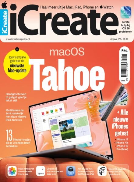 iCreate Netherlands – Oktober 2025 Cover