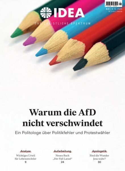idea Spektrum – 8 Oktober 2025 Cover