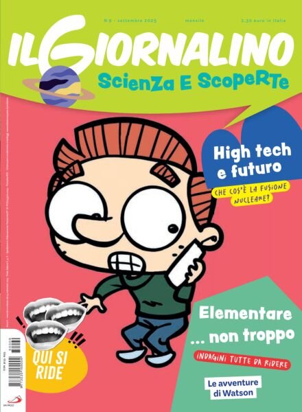 Il Giornalino Scienza e Scoperte – Settembre 2025 Cover