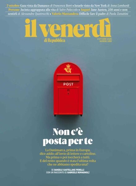 Il Venerdi di Repubblica – 3 Ottobre 2025 Cover