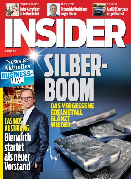 Insider Austria – 1 Oktober 2025 Cover