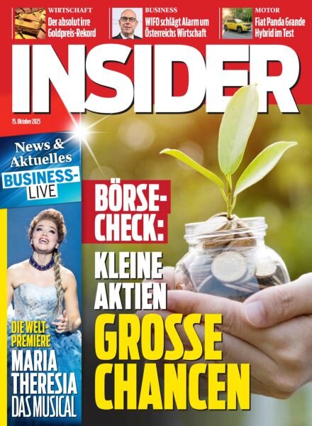 Insider Austria – 15 Oktober 2025 Cover