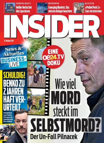 Insider Austria – 22 Oktober 2025 Cover