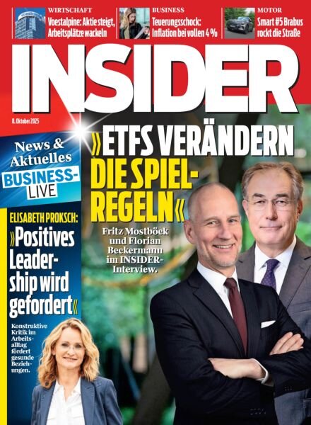 Insider Austria – 8 Oktober 2025 Cover