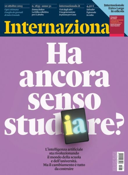 Internazionale – 10 Ottobre 2025 Cover