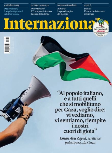 Internazionale – 3 Ottobre 2025 Cover