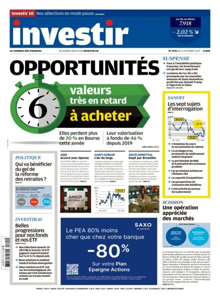 Investir – 11 Octobre 2025 Cover
