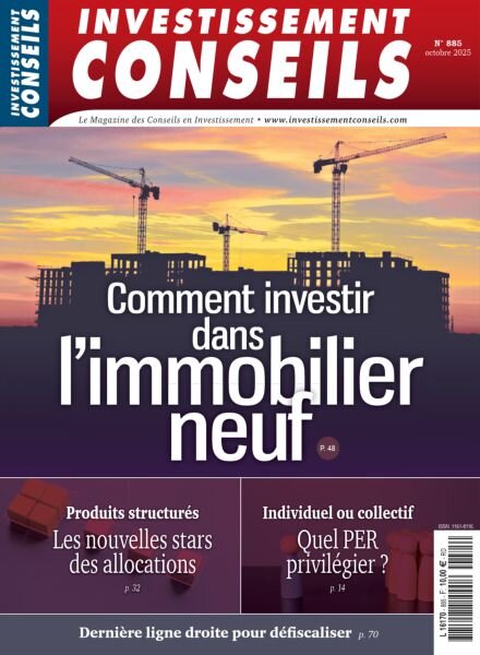 Investissement Conseils – Octobre 2025 Cover