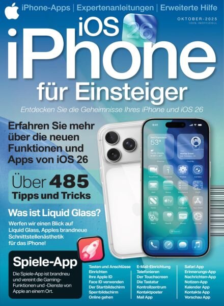 iPhone fur Einsteiger – Oktober 2025 Cover