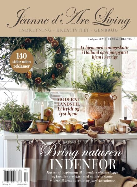 Jeanne d’Arc Living Dansk udgave – August 2025 Cover