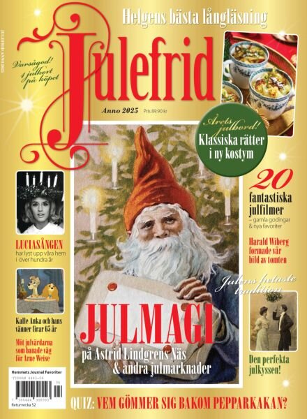 Julefrid – Oktober 2025 Cover