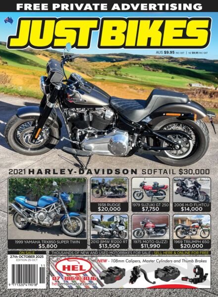 Just Bikes – October 2025 Cover