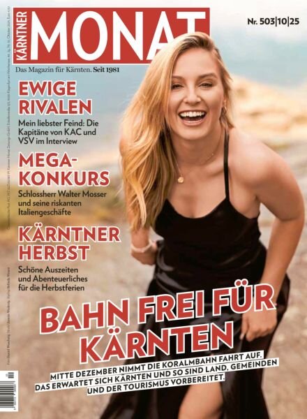 Karntner Monat – Oktober 2025 Cover