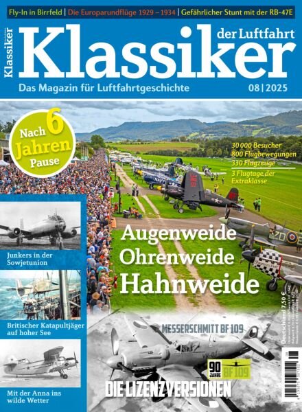 Klassiker der Luftfahrt – 1 Oktober 2025 Cover