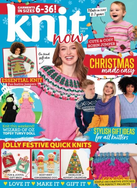 Knit Now – Issue 187 2025 Cover