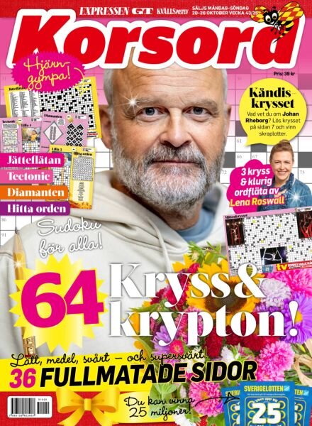 Korsord – 20 Oktober 2025 Cover
