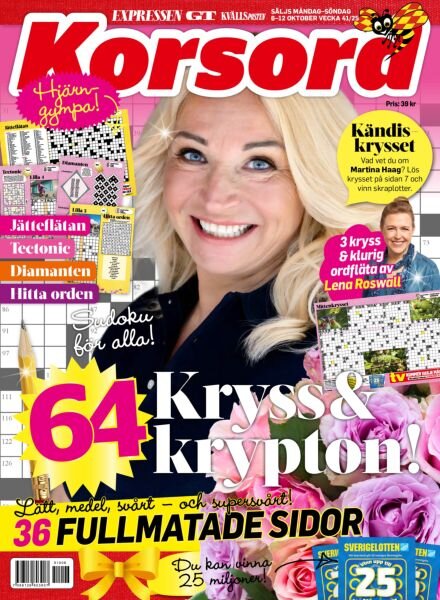 Korsord – 6 Oktober 2025 Cover