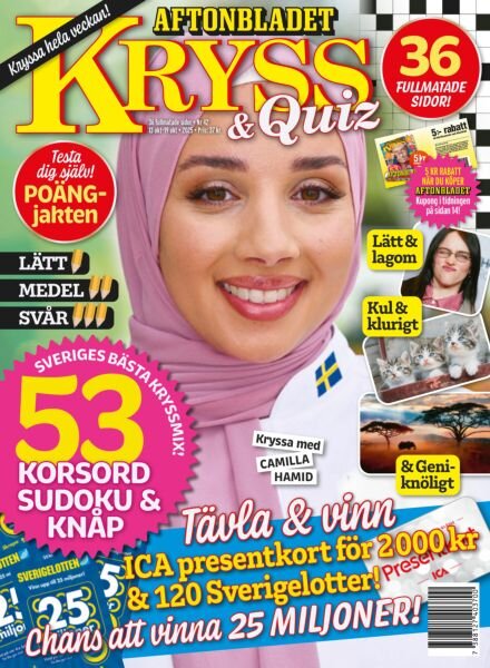 Kryss & Quiz – 13 Oktober 2025 Cover