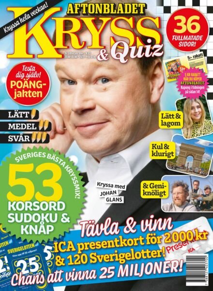 Kryss & Quiz – 20 Oktober 2025 Cover