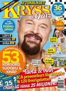 Kryss & Quiz – 29 September 2025