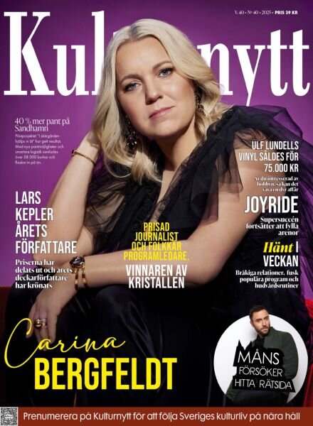 Kulturnytt – 3 Oktober 2025 Cover