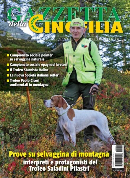 La Gazzetta Della Cinofilia Venatoria – Novembre 2025 Cover