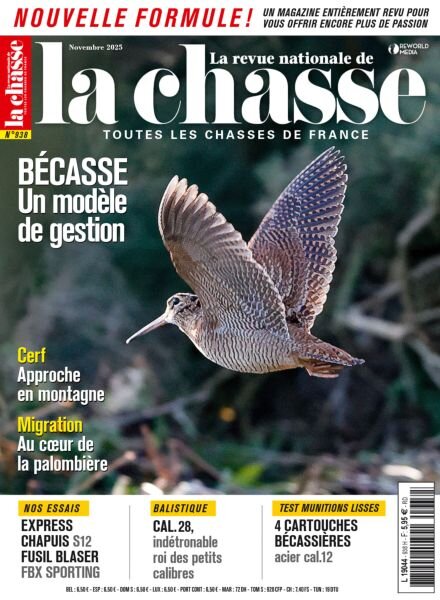 La Revue nationale de La chasse – Novembre 2025 Cover