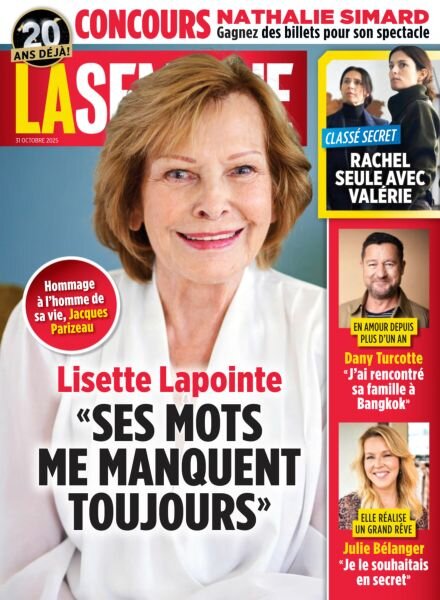 La Semaine – 31 Octobre 2025 Cover