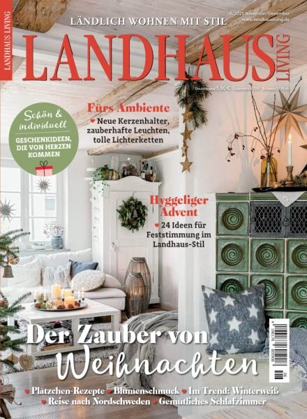 Landhaus Living – November-Dezember 2025 Cover