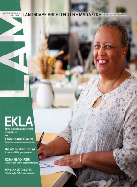 Landscape Architecture Magazine USA – October 2025 Cover