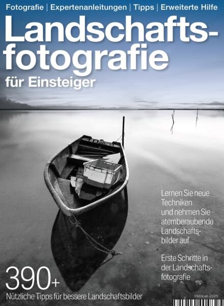 Landschaftsfotografie fur Einsteiger – Oktober 2025 Cover