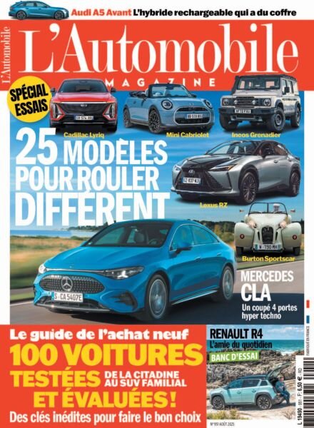 L’Automobile Magazine – Aout 2025 Cover