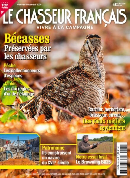 Le Chasseur Francais – Novembre 2025 Cover