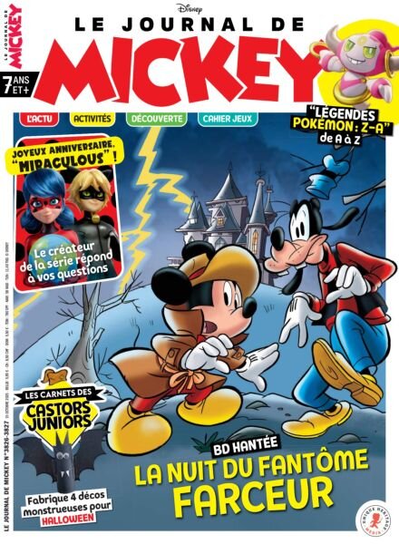 Le Journal de Mickey – 15 Octobre 2025 Cover