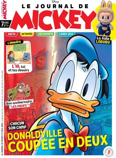 Le Journal de Mickey – 1er Octobre 2025 Cover
