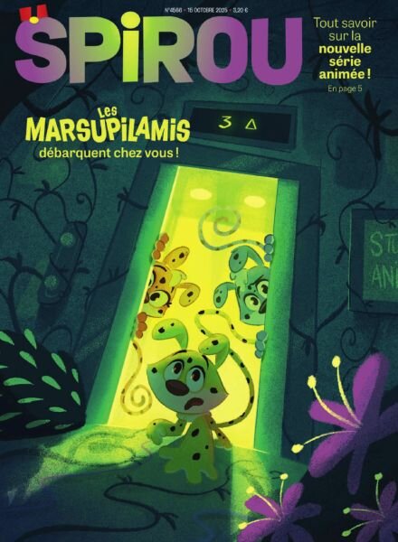 Le Journal de Spirou – 15 Octobre 2025 Cover