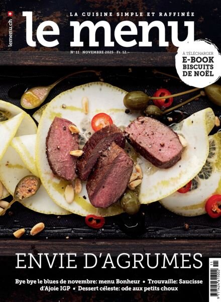 le menu edition francaise – Novembre 2025 Cover
