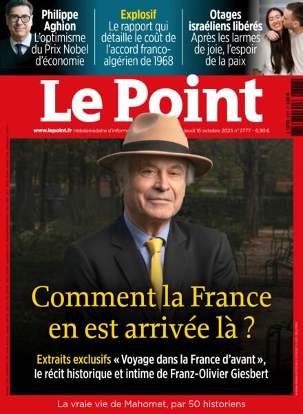 Le Point – 16 Octobre 2025 Cover