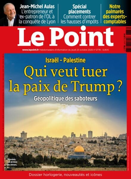 Le Point – 23 Octobre 2025 Cover
