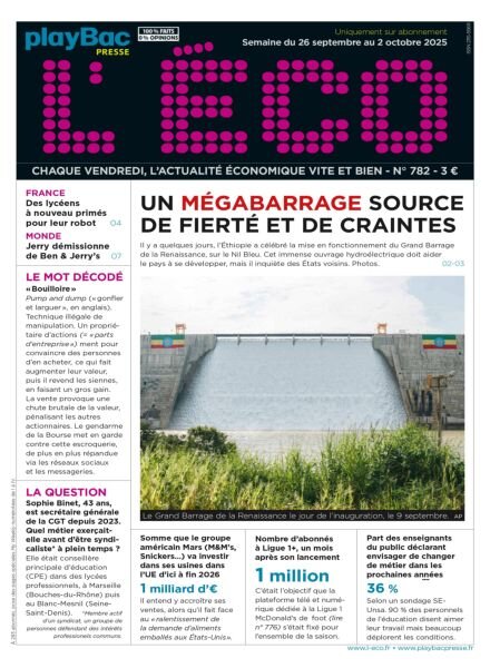 L’eCO – 26 Septembre 2025 Cover