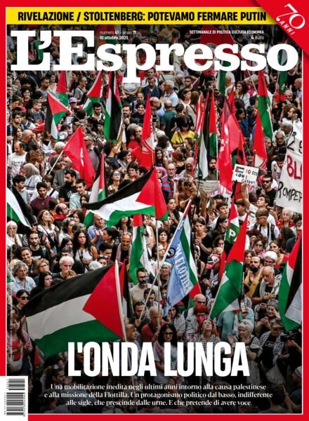 L’Espresso – 10 Ottobre 2025 Cover