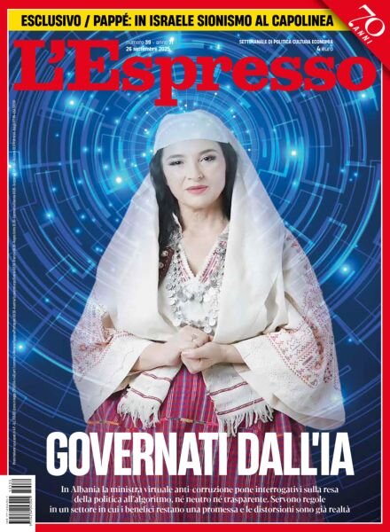 L’Espresso – 26 Settembre 2025 Cover