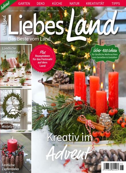 Liebes Land – November-Dezember 2025 Cover