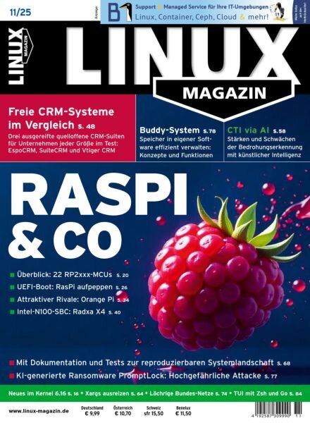 Linux-Magazin – November 2025 Cover