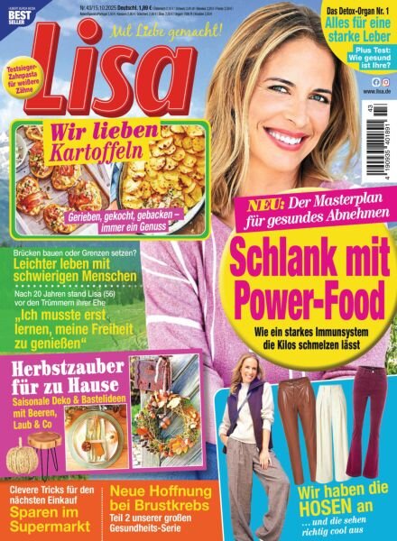 Lisa – 14 Oktober 2025 Cover