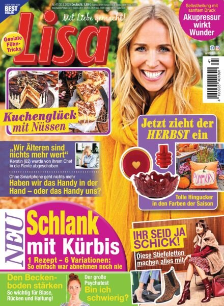 Lisa – 29 September 2025 Cover