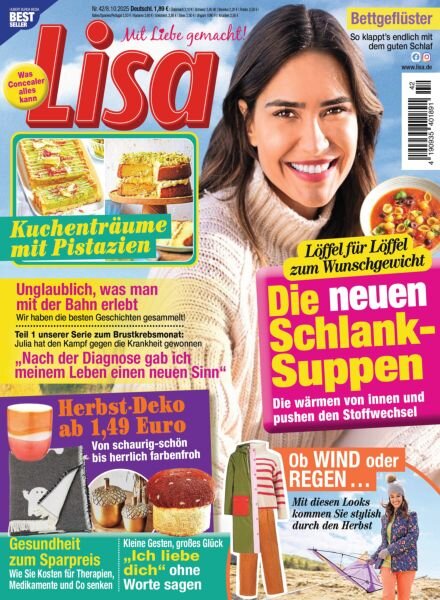 Lisa – 7 Oktober 2025 Cover